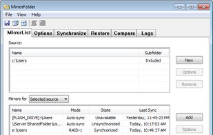 MirrorFolder screenshot 1
