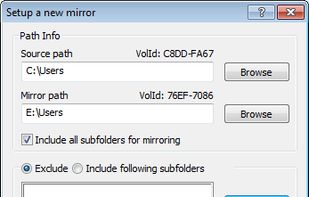 MirrorFolder screenshot 1