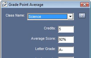 Main Homework Viewing Windows