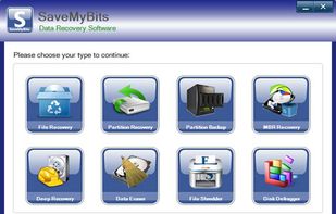 SaveMyBits home screen