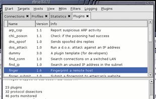 Ettercap screenshot 1