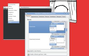 Clearlooks theme by davidbarr @ box-look.org