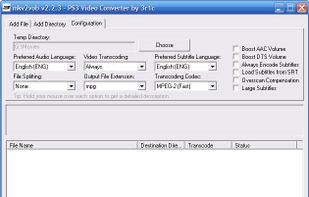 Mkv2vob screenshot 1