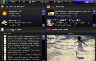 KlipFolio Personal Dashboard screenshot 1