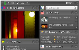 KlipFolio Personal Dashboard screenshot 1