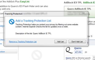 Quero AdBlock IE screenshot 2