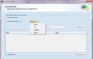 Kernel for MBOX to PST Conversion screenshot 1