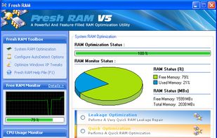 Fresh RAM screenshot 1