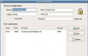 gSTM properties dialog