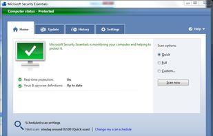 Computer Status - Protected