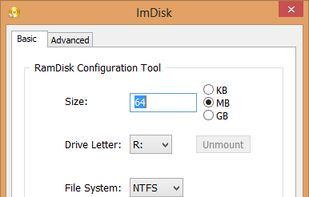 RamDiskUI screenshot 1