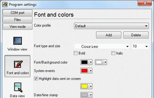 Advanced Serial Port Monitor screenshot 1