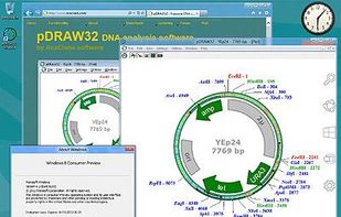  pDRAW32 on Windows 8 Consumer Preview