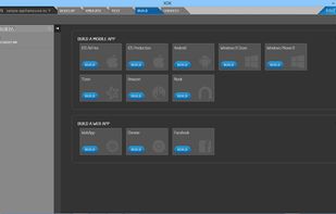 Intel XDK screenshot 2