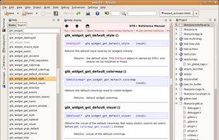 Anjuta has integrated DevHelp documentation.