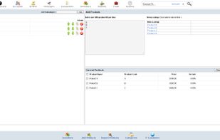 Managing products and e-commerce options.