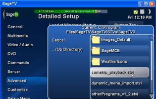 Comskip as a plugin for SageTV