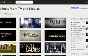 TuneFind screenshot 1