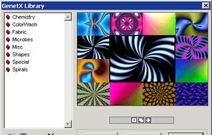 Generate random texture with GenetX Library.