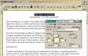 Lotus Word Pro screenshot 1