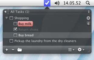 Attach it to the menubar for easy access any time