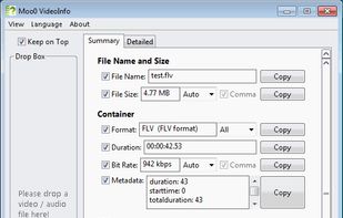 Moo0 Video Info screenshot 1