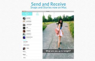 Send and Receive Snaps and Stories on your Mac