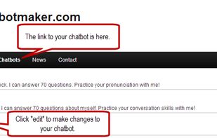 You can easily return and edit your chatbot or remove it from the system