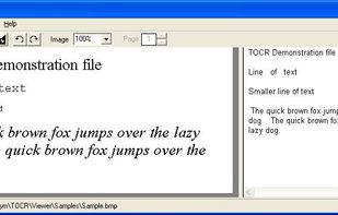 Transym OCR screenshot 1