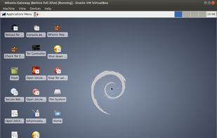 Whonix Gateway running on XFCE