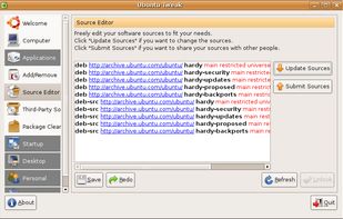 Ubuntu Tweak screenshot 1