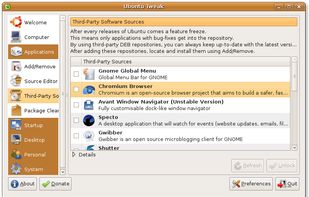 Ubuntu Tweak screenshot 2