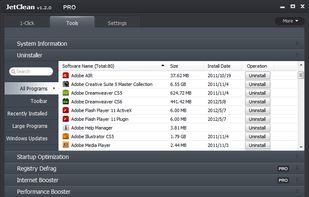 JetClean screenshot 3