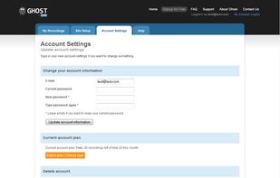 GhostRec screenshot 2