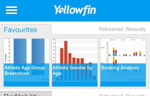 YellowFin screenshot 1