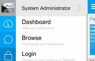 YellowFin screenshot 1