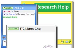 Sample website live chat widgets
