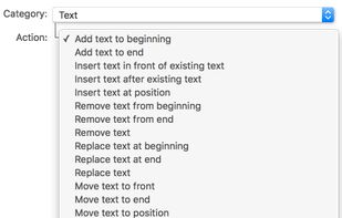 Comprehensive renaming options