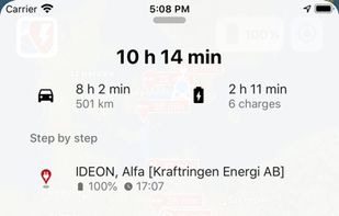A Better Routeplanner (ABRP) screenshot 2