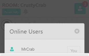 Room Master authority in the room