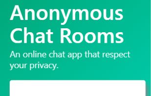 A-Chat.org Home Page in mobile view