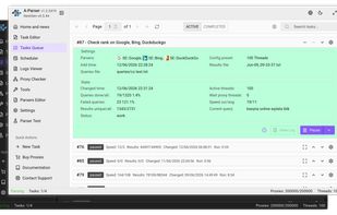 A-Parser screenshot 2