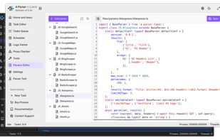 A-Parser screenshot 3