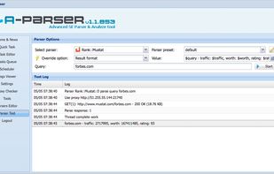 A-Parser screenshot 1