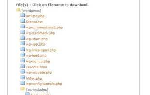 List of Uncompressed Files Ready to be Downloaded