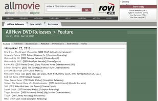 All New DVD Releases