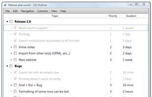 UV Outliner screenshot 1