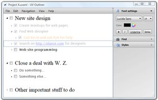 UV Outliner screenshot 1