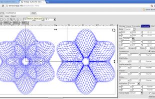 Rosettes in Torapp guilloche designer