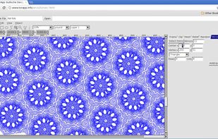 Kaleidoscopic patterns in Torapp guilloche designer